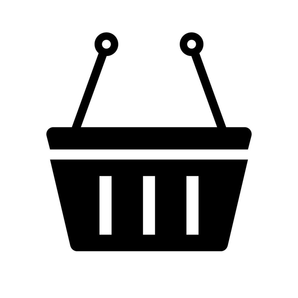 Shopping cart silhouette icon. Purchase. Vector. vector