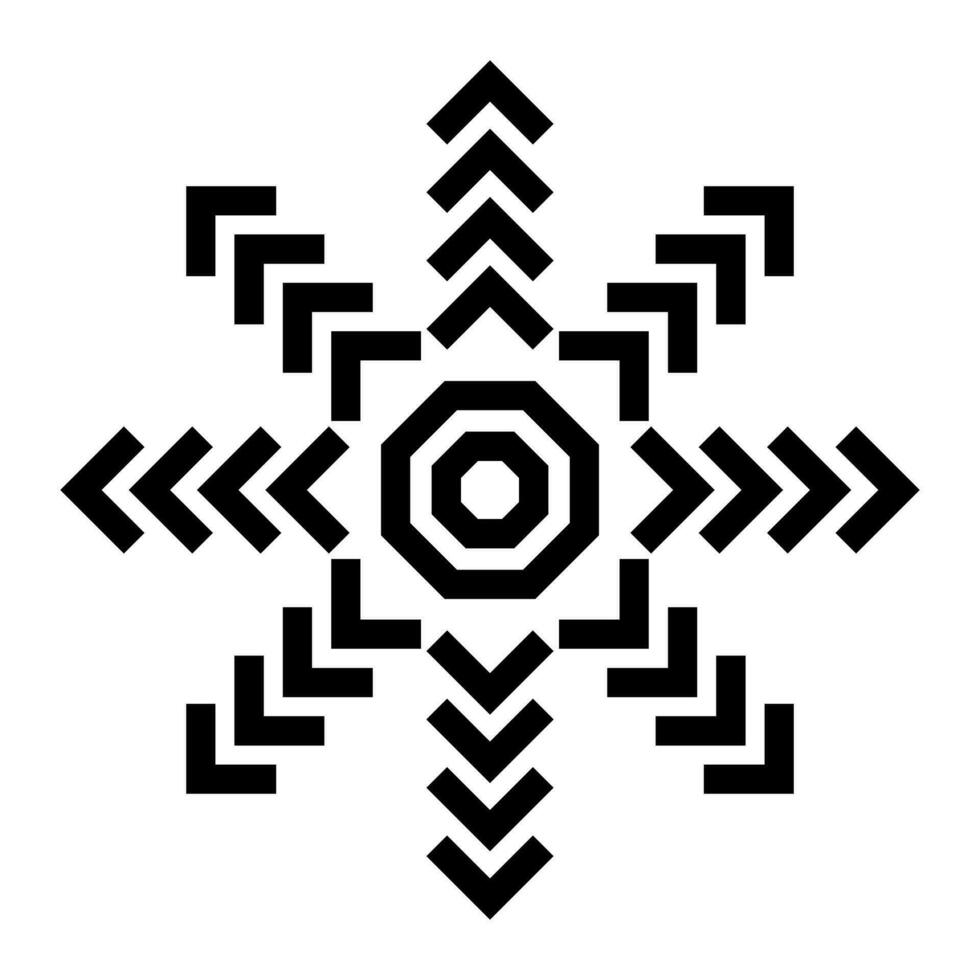 Snowflake. Snow and crystal of snow. Winter. Vector. vector