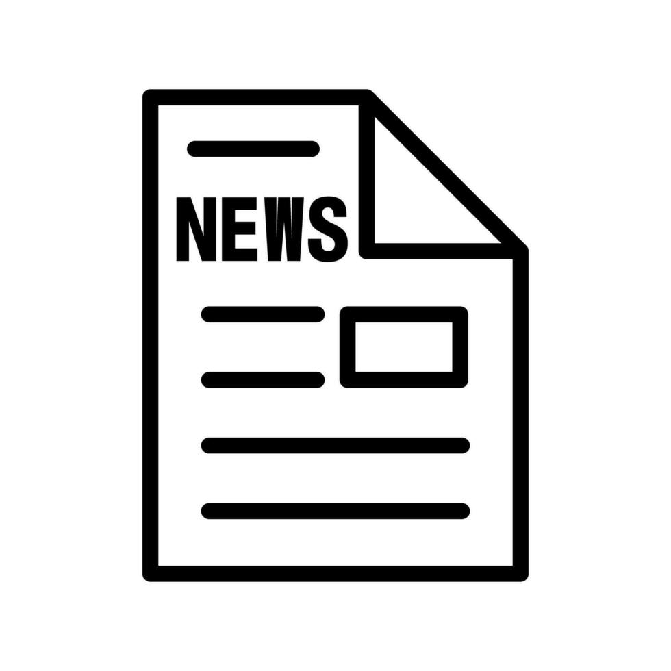 News article icon. News information icon. Vector. vector