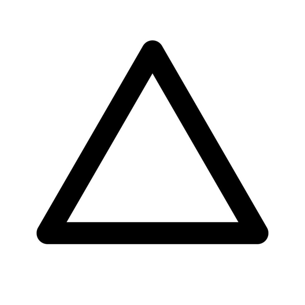 Simple triangle icon. Figure. Vector. vector