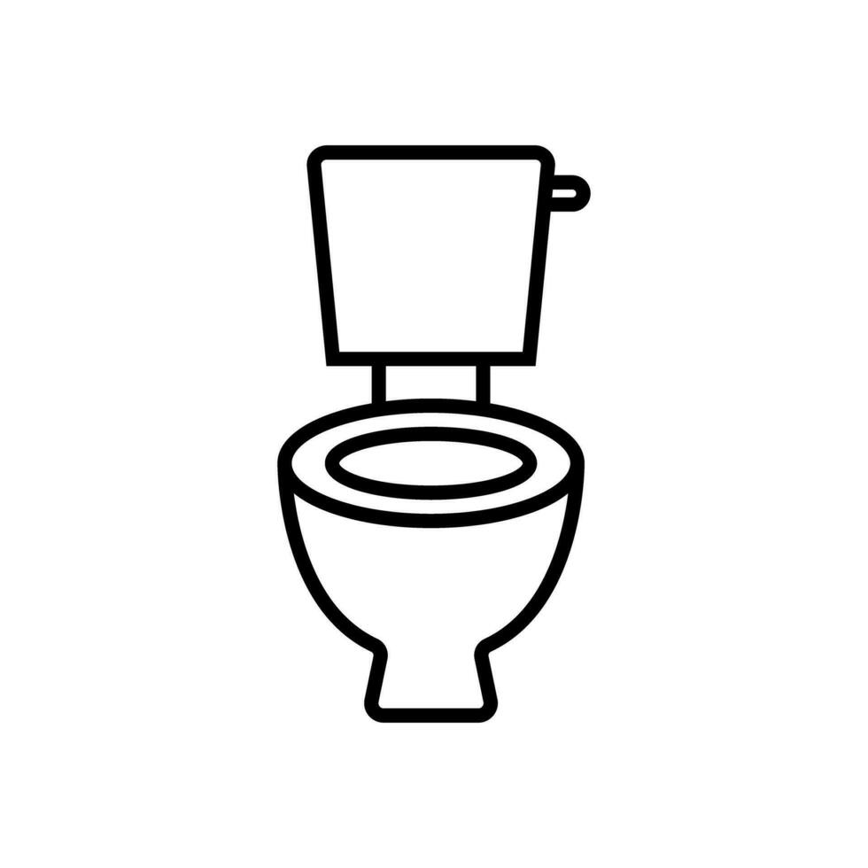 Simple toilet icon. Restroom. Vector. vector