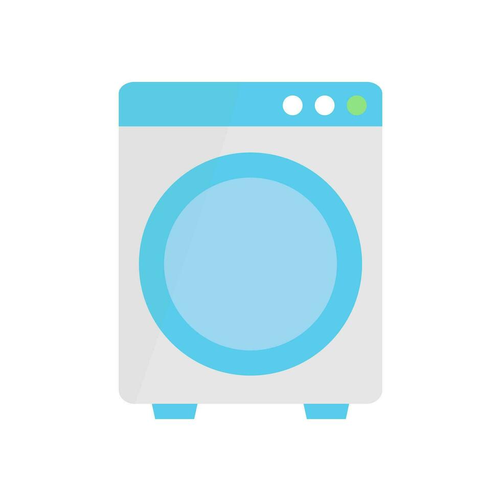 Washing machine, laundromat, appliance. Vector. vector