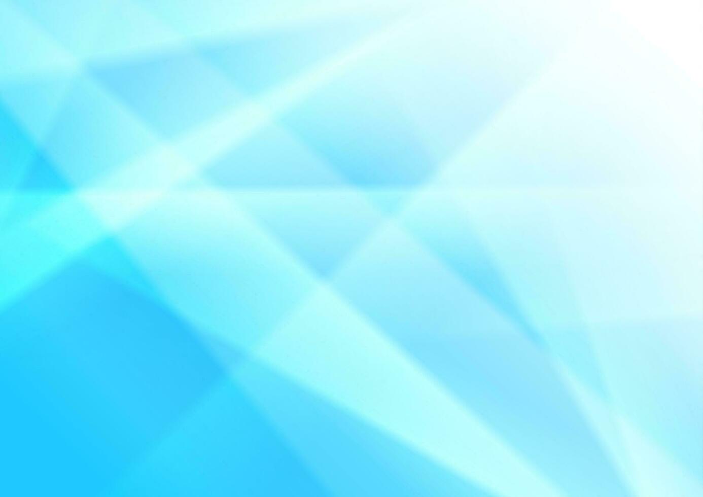 Blue smooth stripes abstract polygonal tech background vector