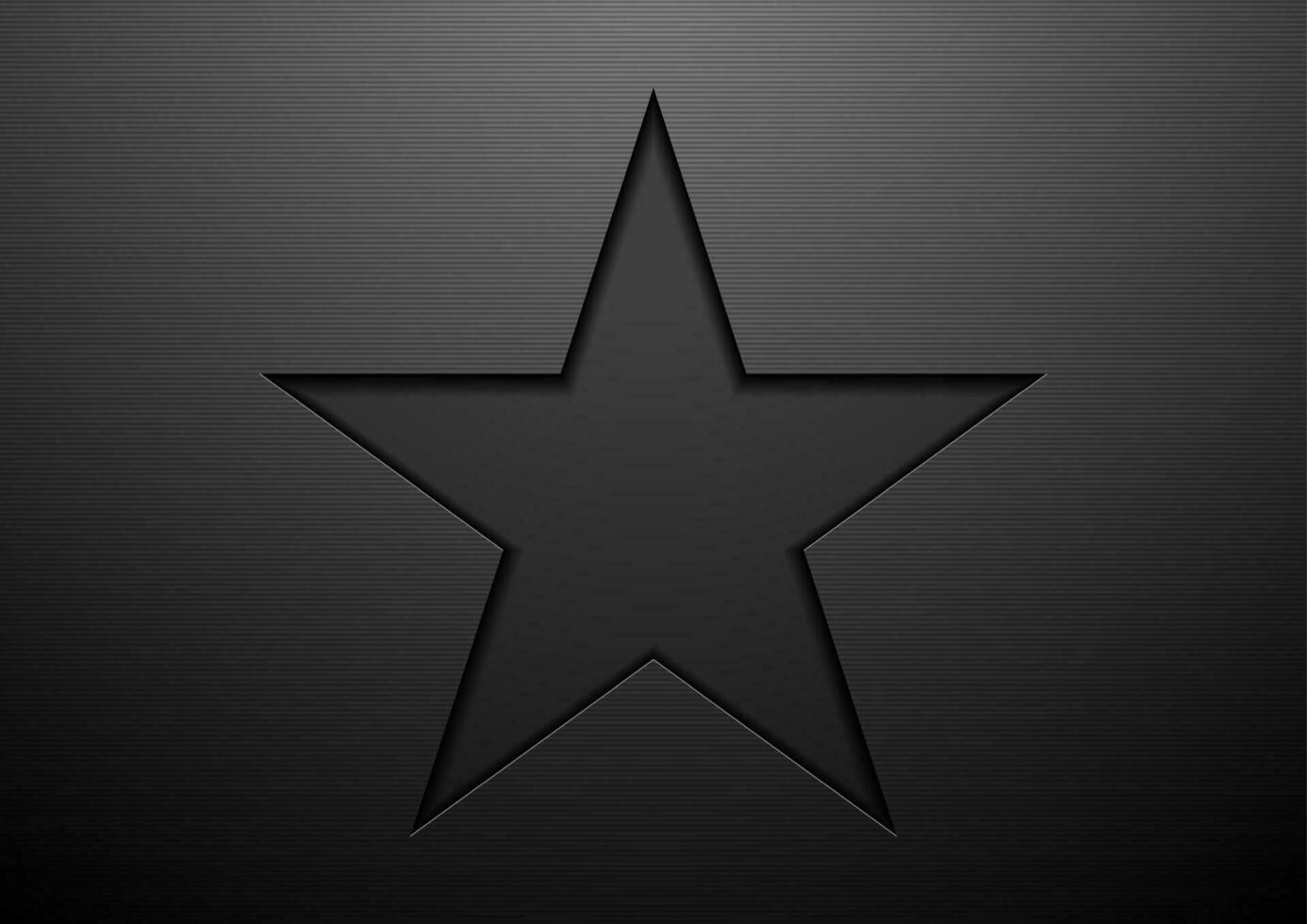 Black star abstract modern tech background vector