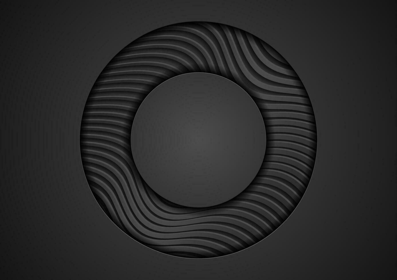 negro resumen corporativo ondulado textura tecnología antecedentes vector