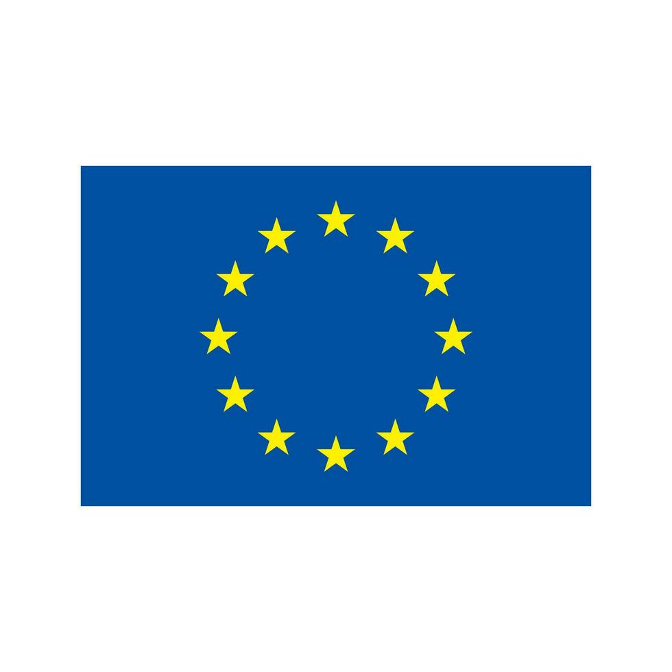 europeo bandera icono. UE bandera icono. vector. vector