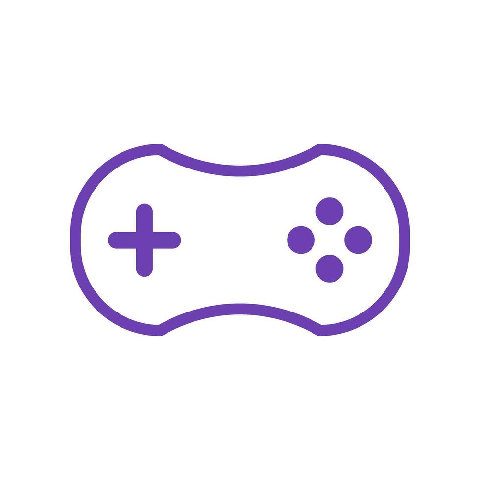 Compact game controller. Gamepad. Vector. vector
