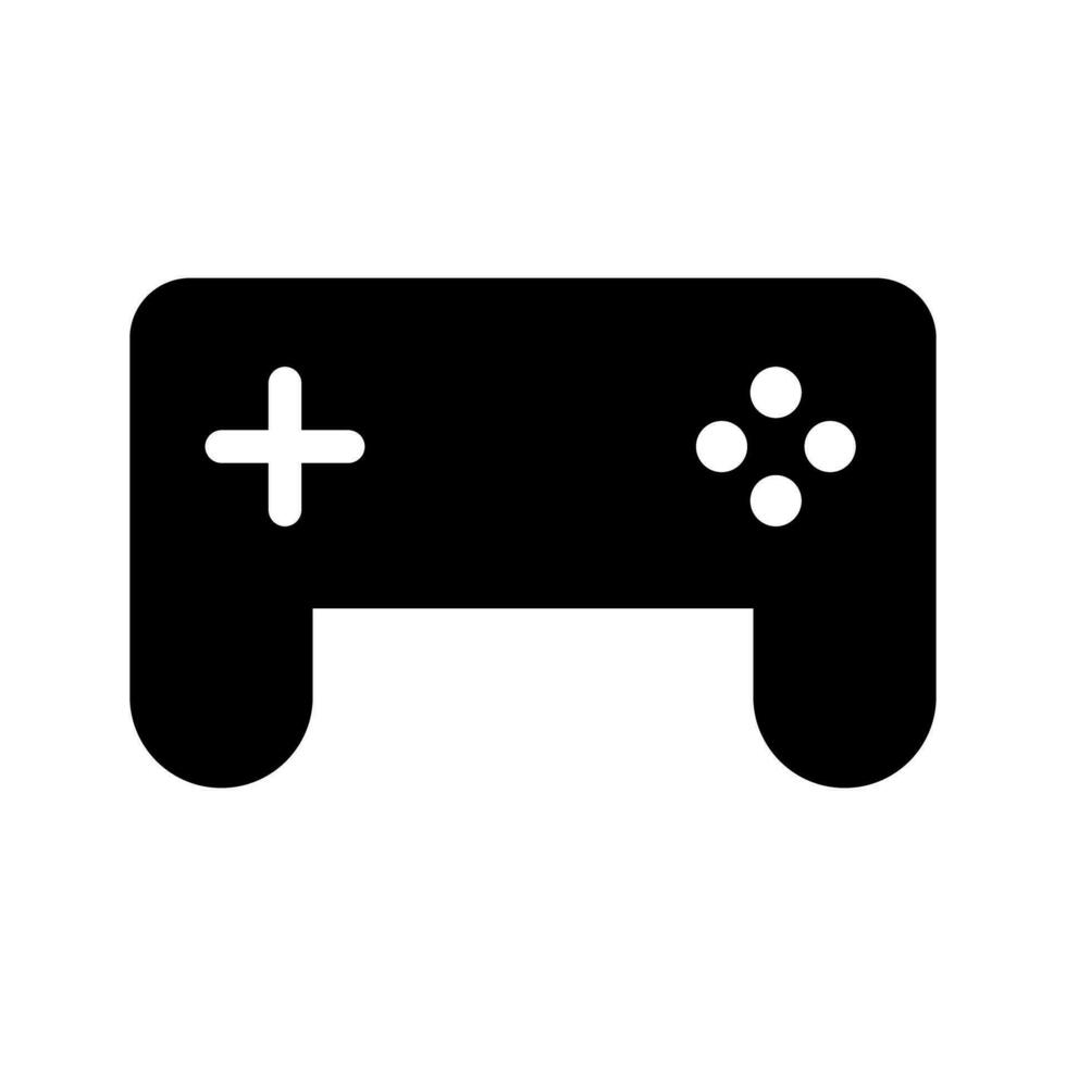 Game controller silhouette icon. Gaming equipment. Vector. vector