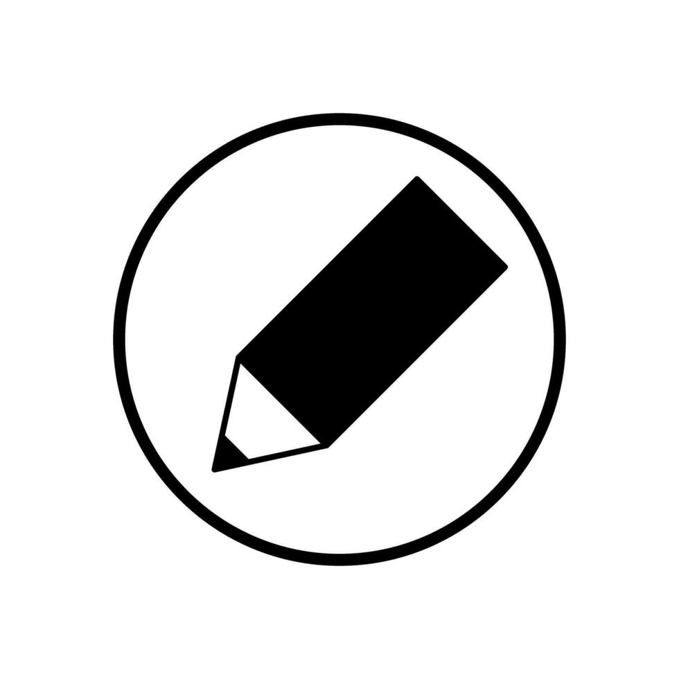 Round pen button. Editing. Vector. 26531130 Vector Art at Vecteezy