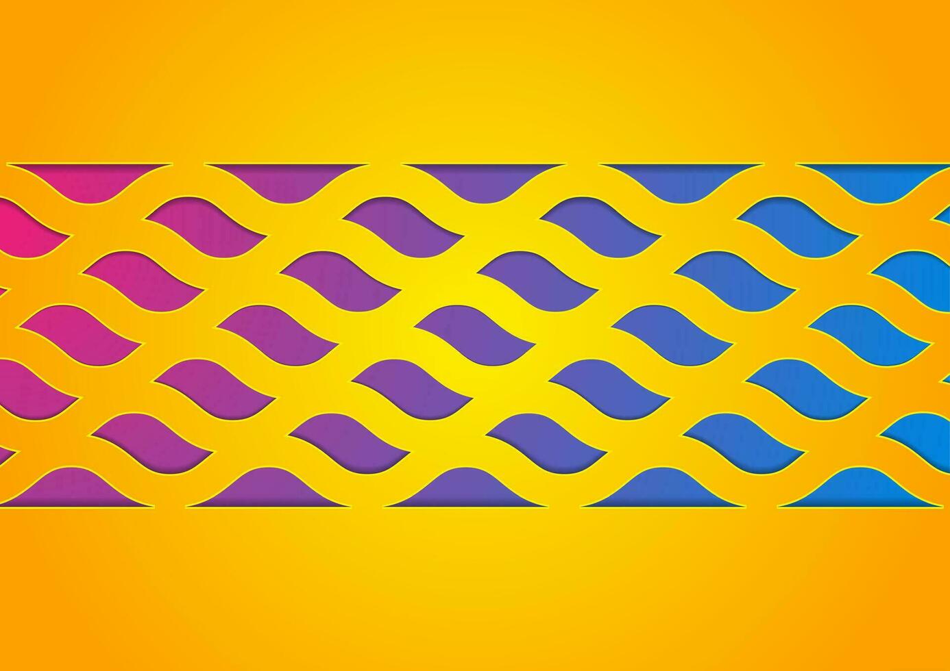 Bright abstract corporate wavy pattern vector background