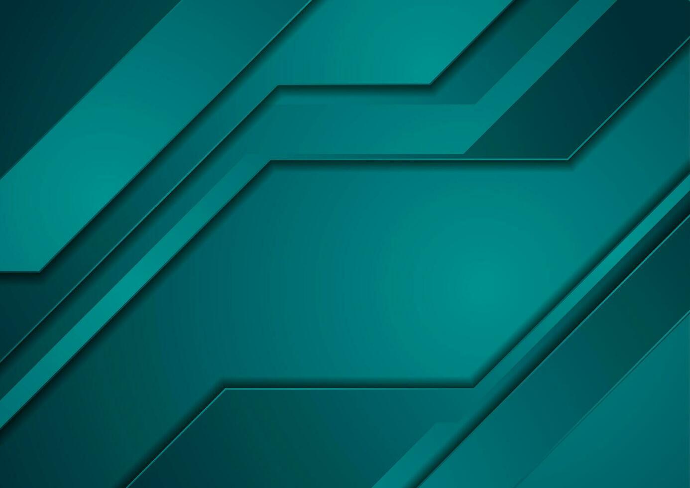 Dark turquoise abstract corporate material vector background