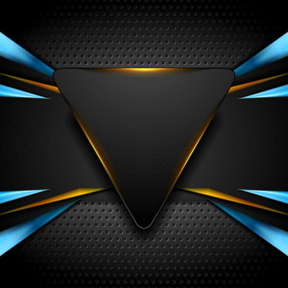 Abstract shiny hi-tech futuristic vector art background