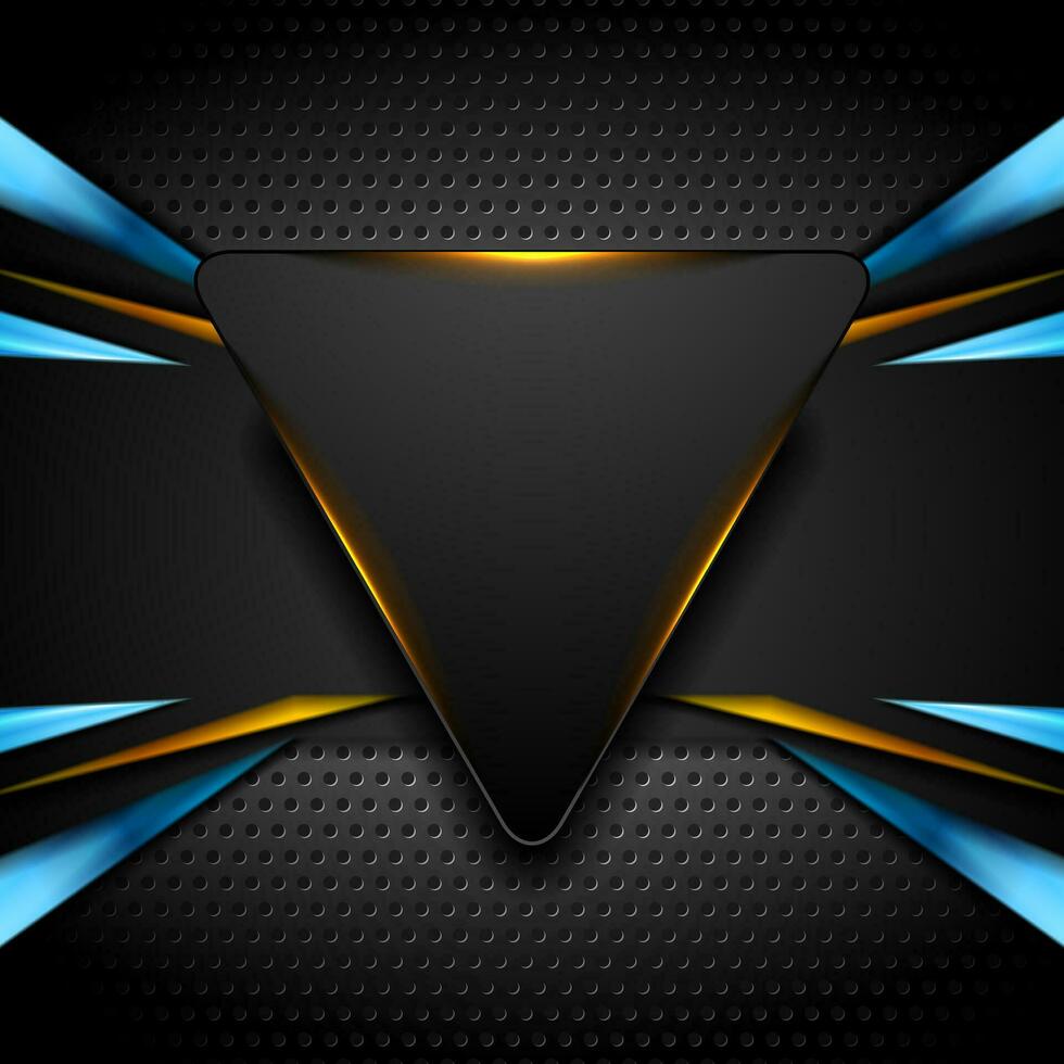 Abstract shiny hi-tech futuristic vector art background