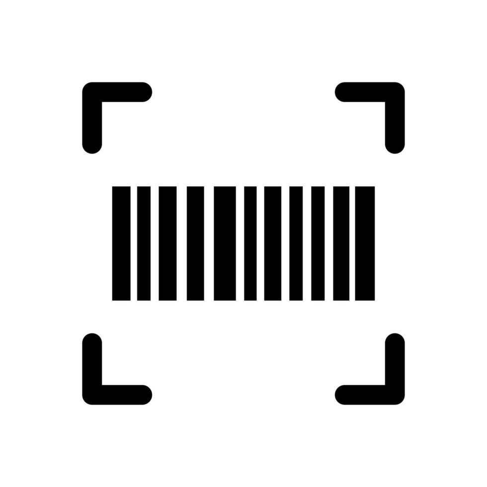 Barcode scan icon. Scanning. Vector. vector