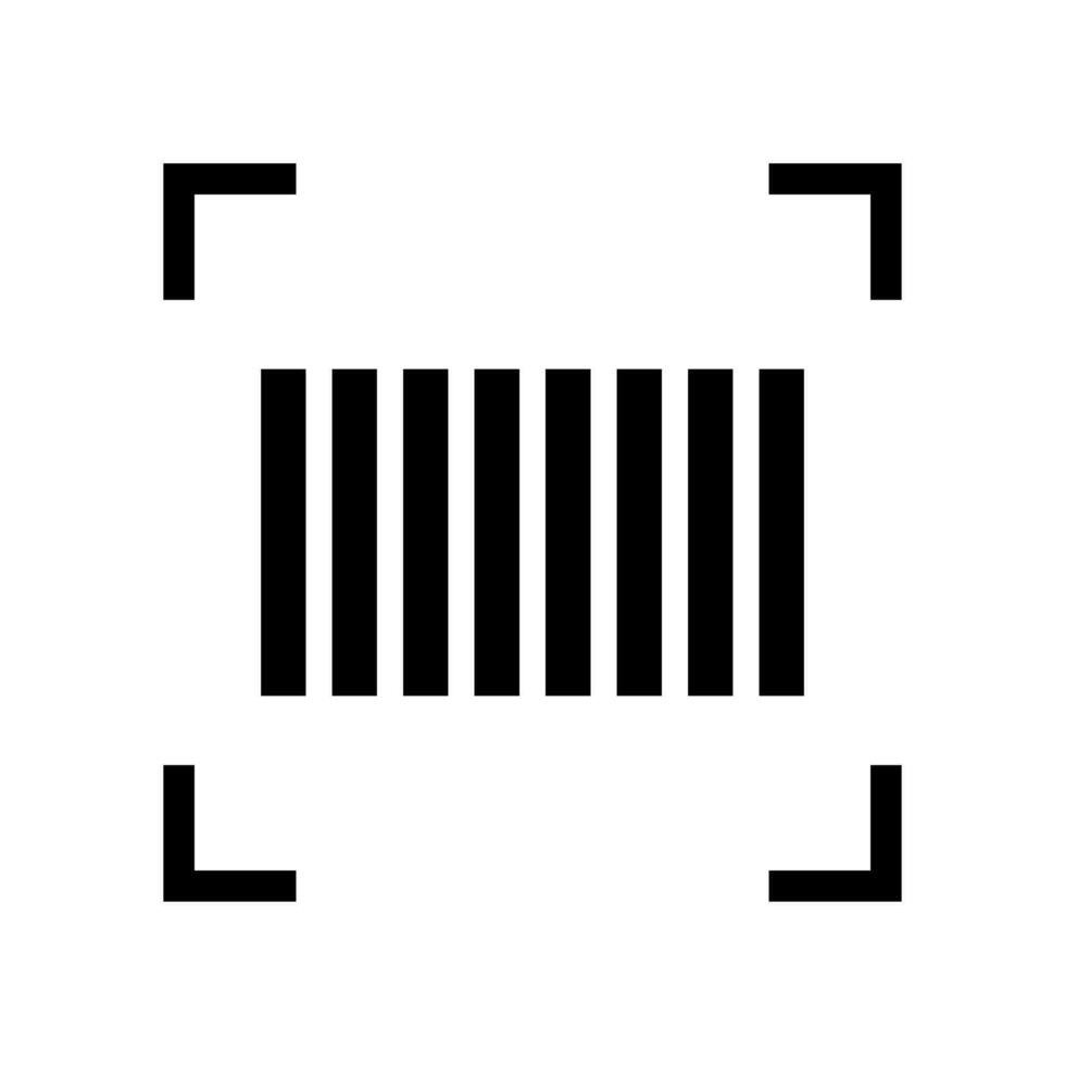 Barcode scanning icon. Barcode reading. Product barcode. Vector. vector