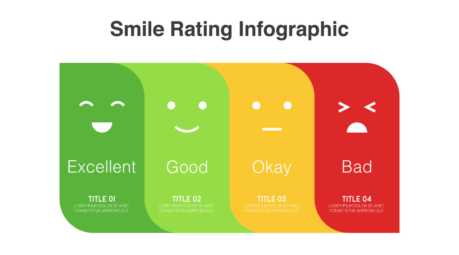 Feedback scale emoji face or smile rating scale infographic of customer