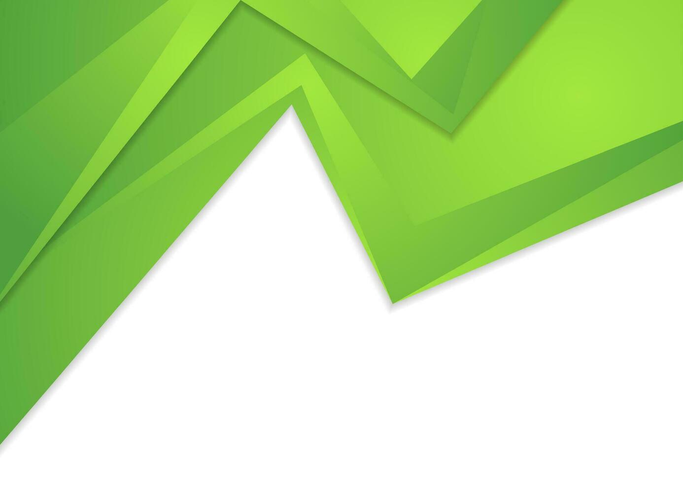 Bright green abstract corporate vector art background