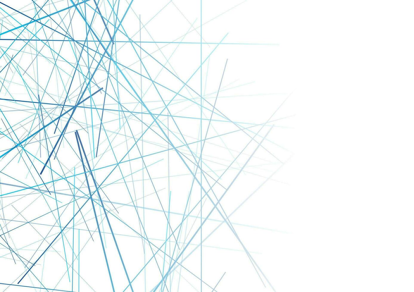 Blue abstract lines technology futuristic vector background