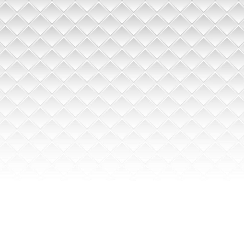 White geometric squares abstract technology background vector