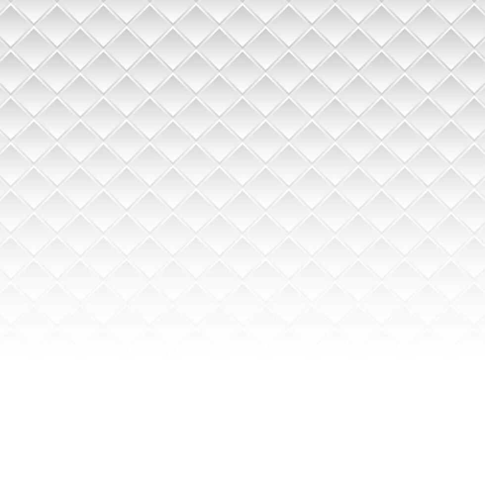 White geometric squares abstract technology background vector