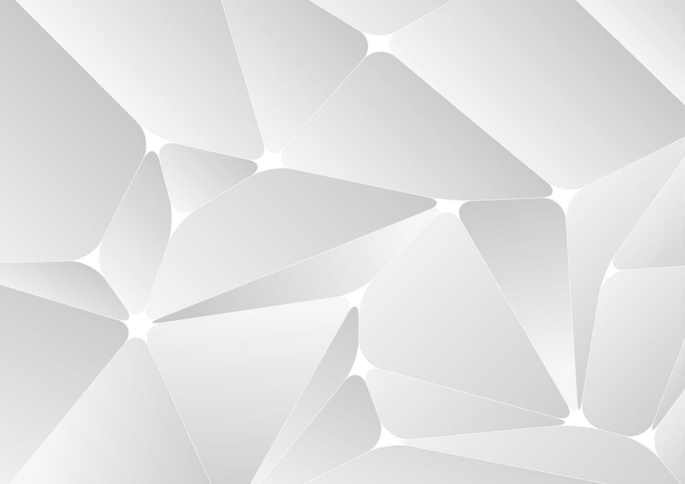 Light grey minimal polygonal tech abstract background vector