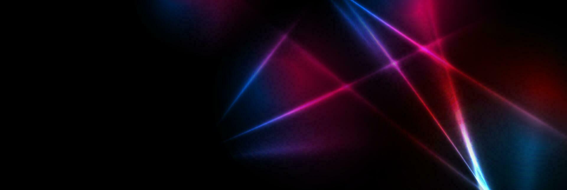 Abstract colorful laser show neon vector background