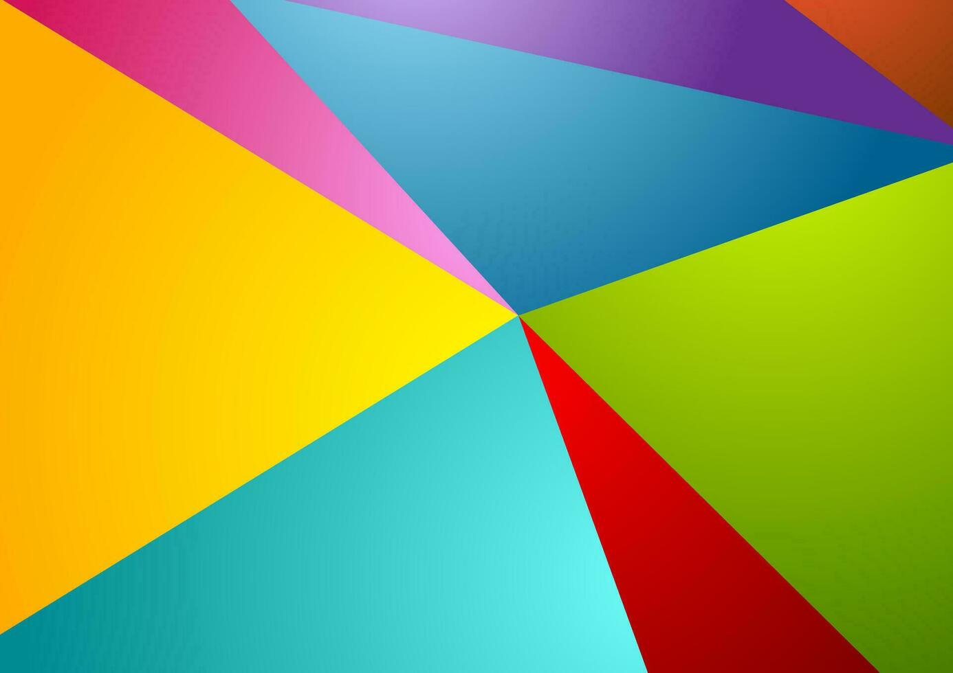 Colorful abstract corporate polygonal background vector