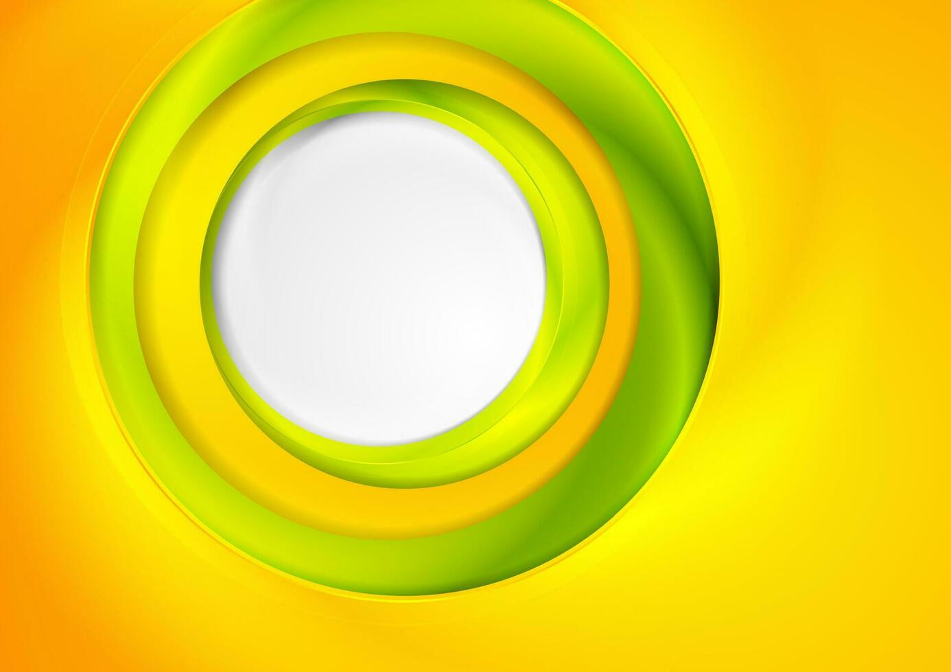 Bright abstract corporate background with circles vector