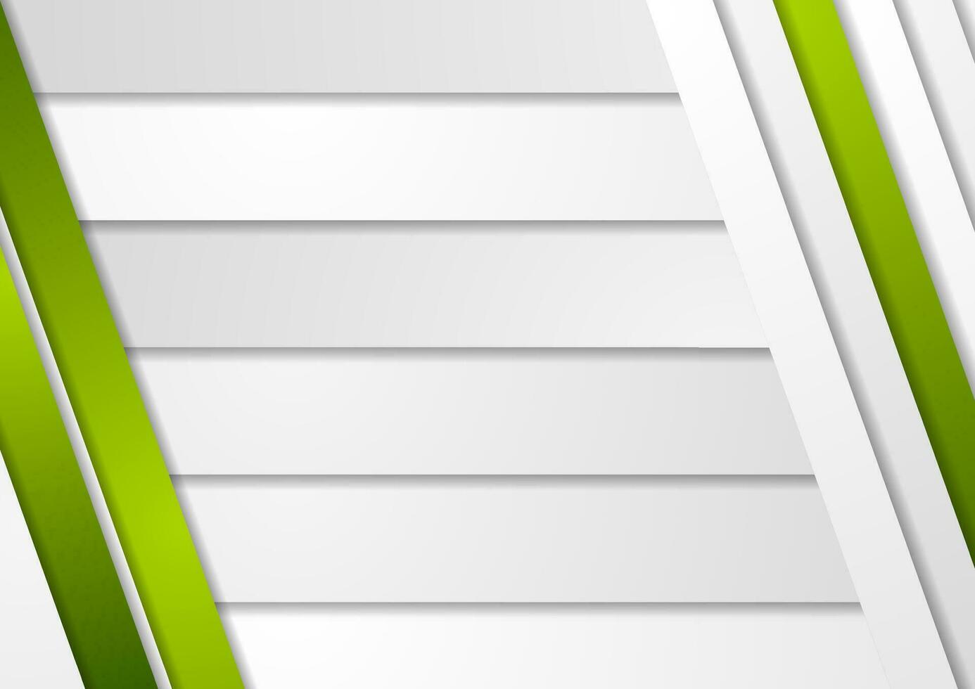 Green and grey concept corporate stripes background vector