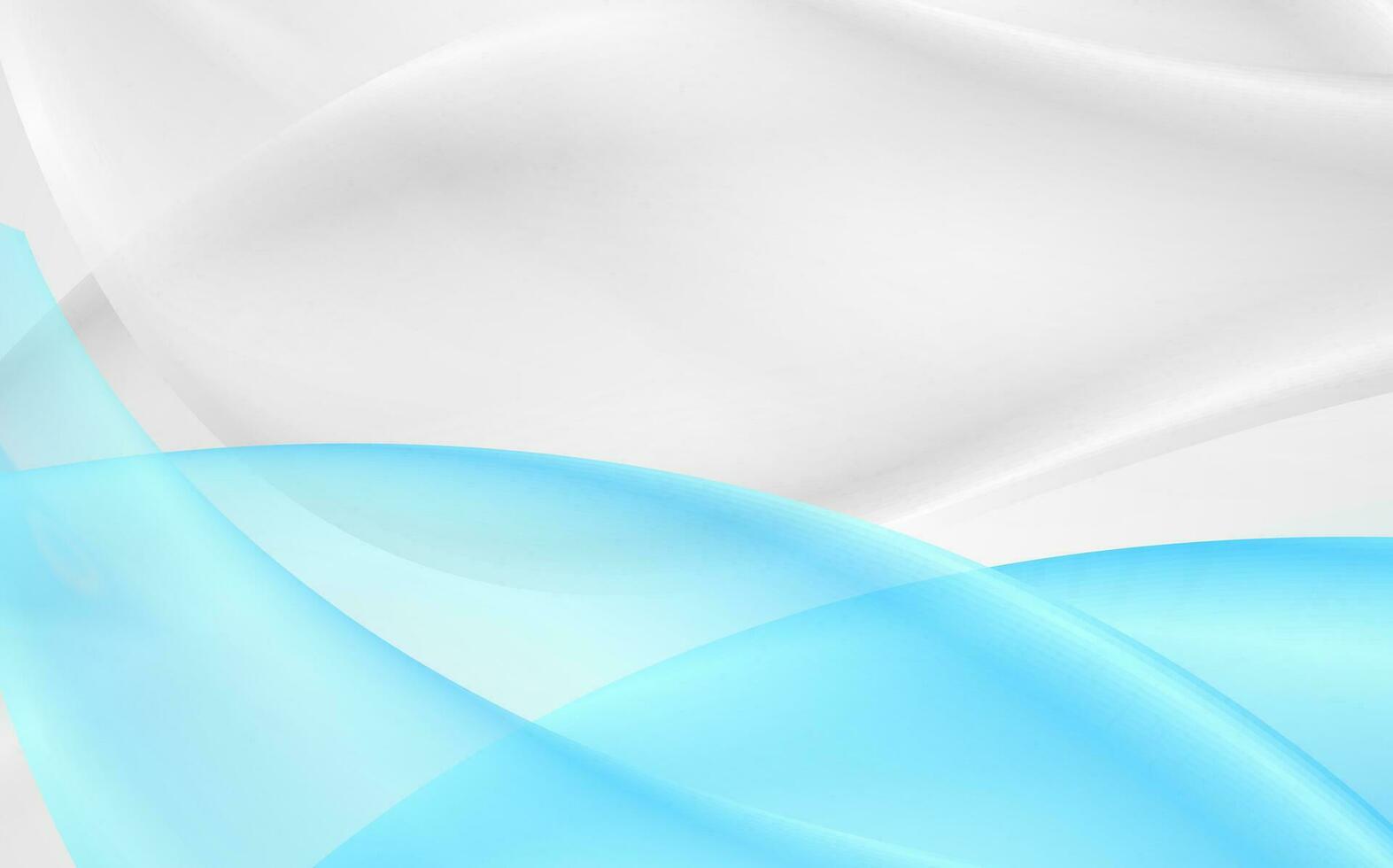 Blue grey tech liquid waves abstract background vector