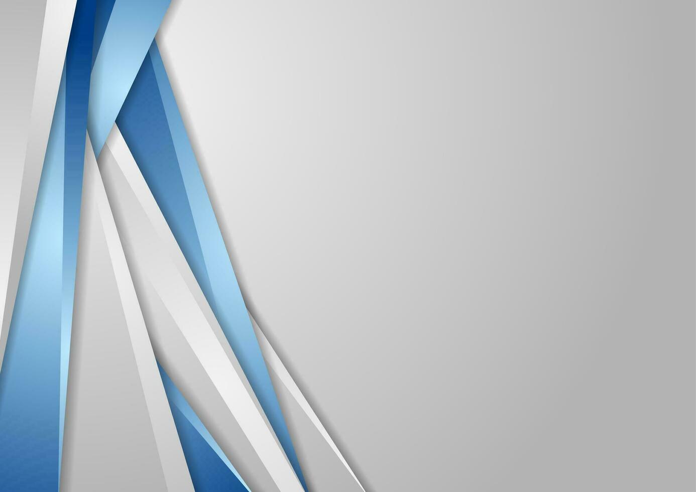 Grey and blue tech corporate background vector