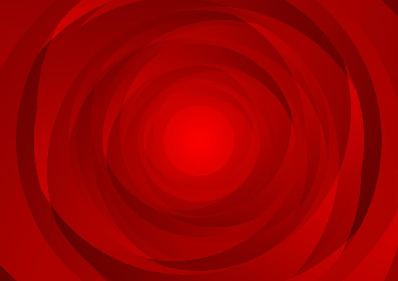 Abstract red swirl circles tech corporate background vector