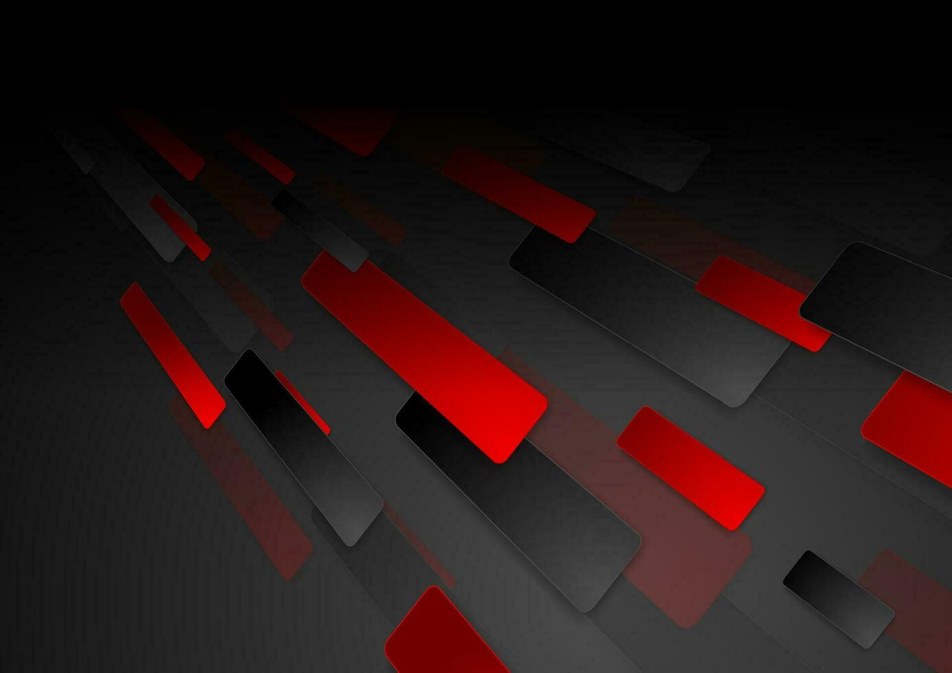 Black and red hi-tech abstract background vector