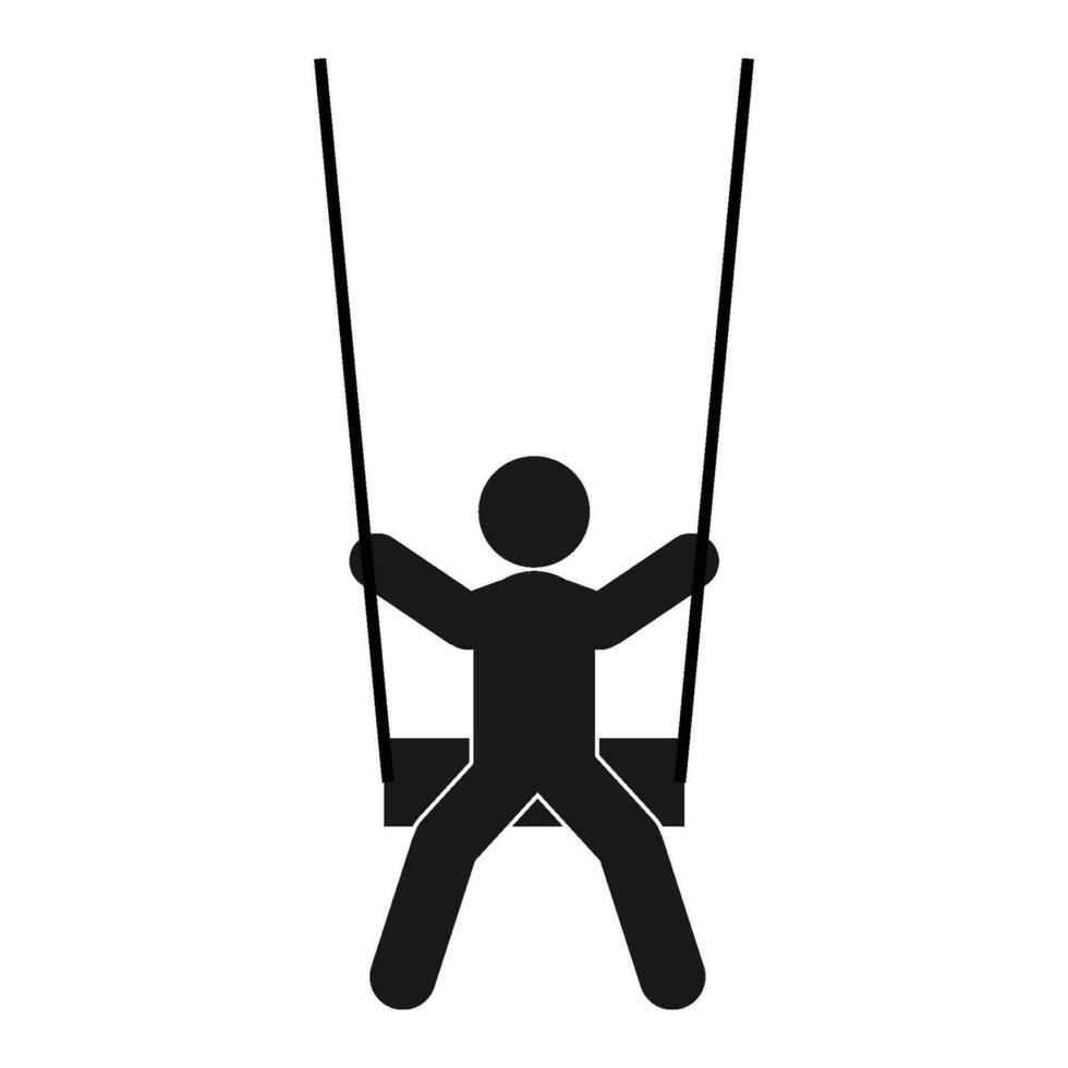 swing icon vector