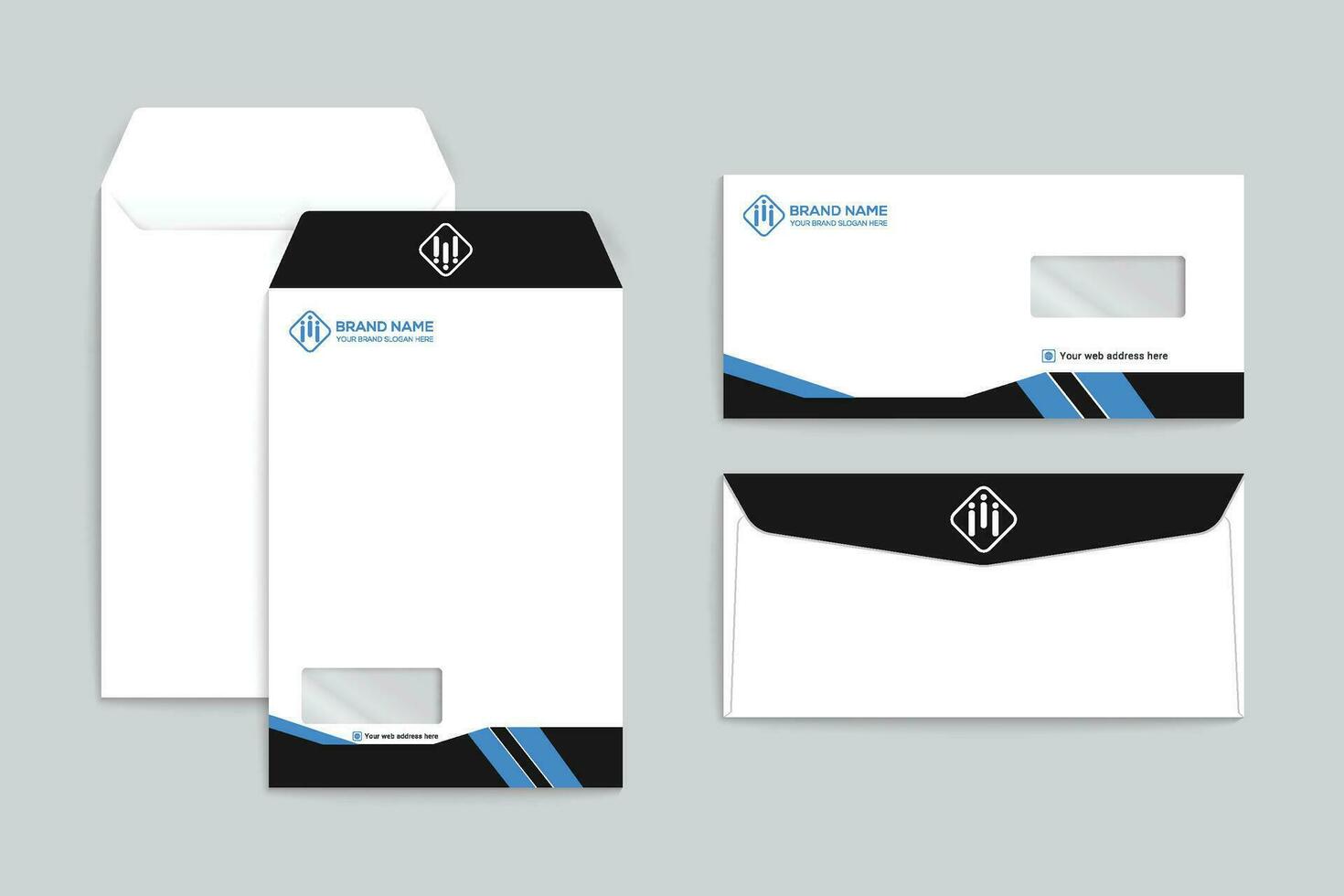 Black shape envelope design 26532165 Vector Art at Vecteezy