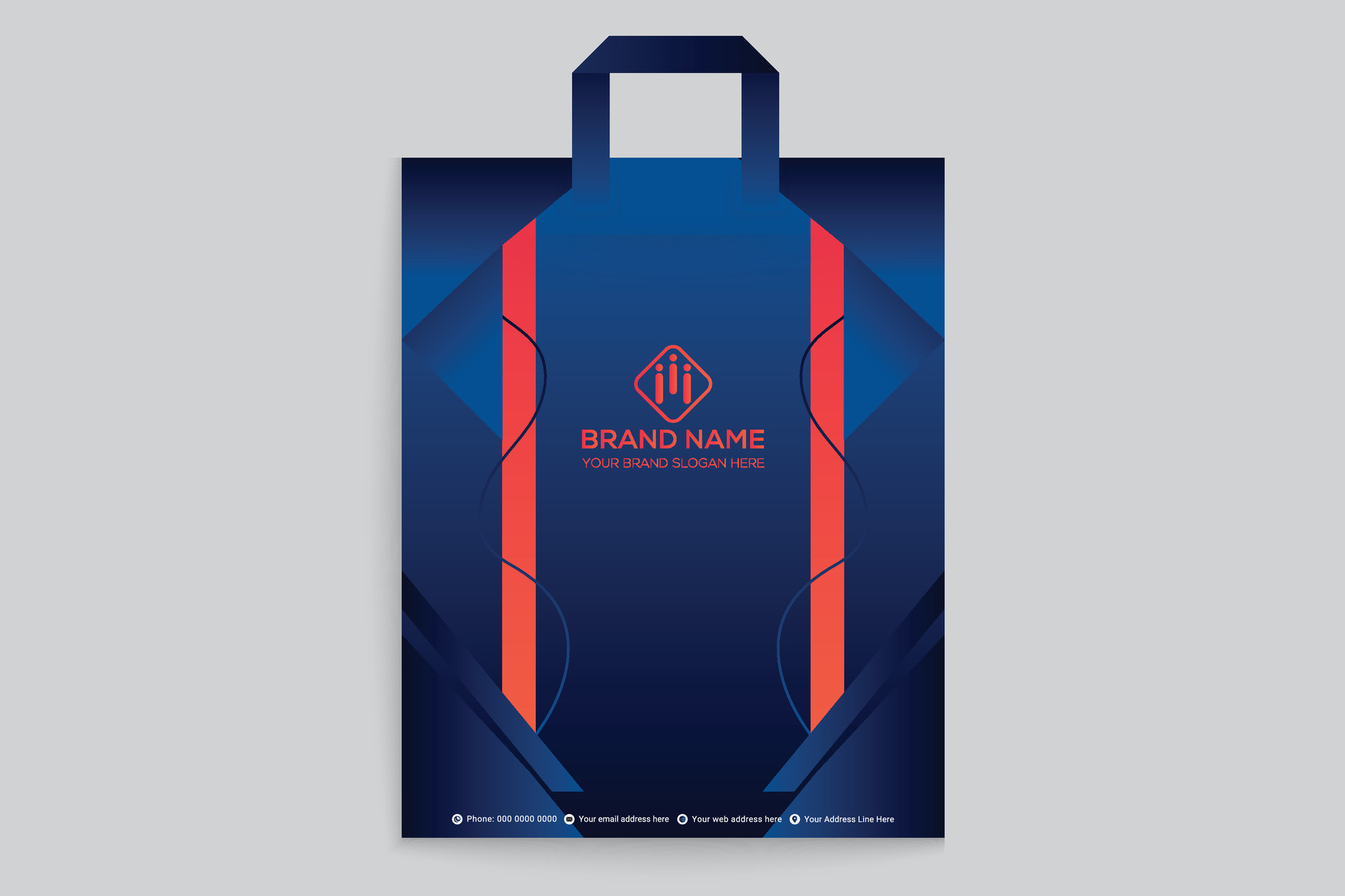 Modern professional shopping bag design 26533049 Vector Art at Vecteezy