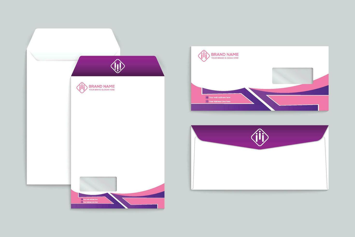 Gradient  envelope template vector