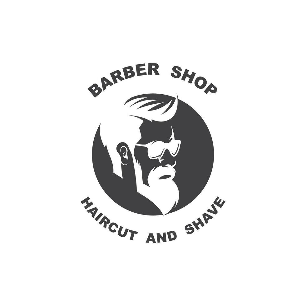 barbershop logo icon vector