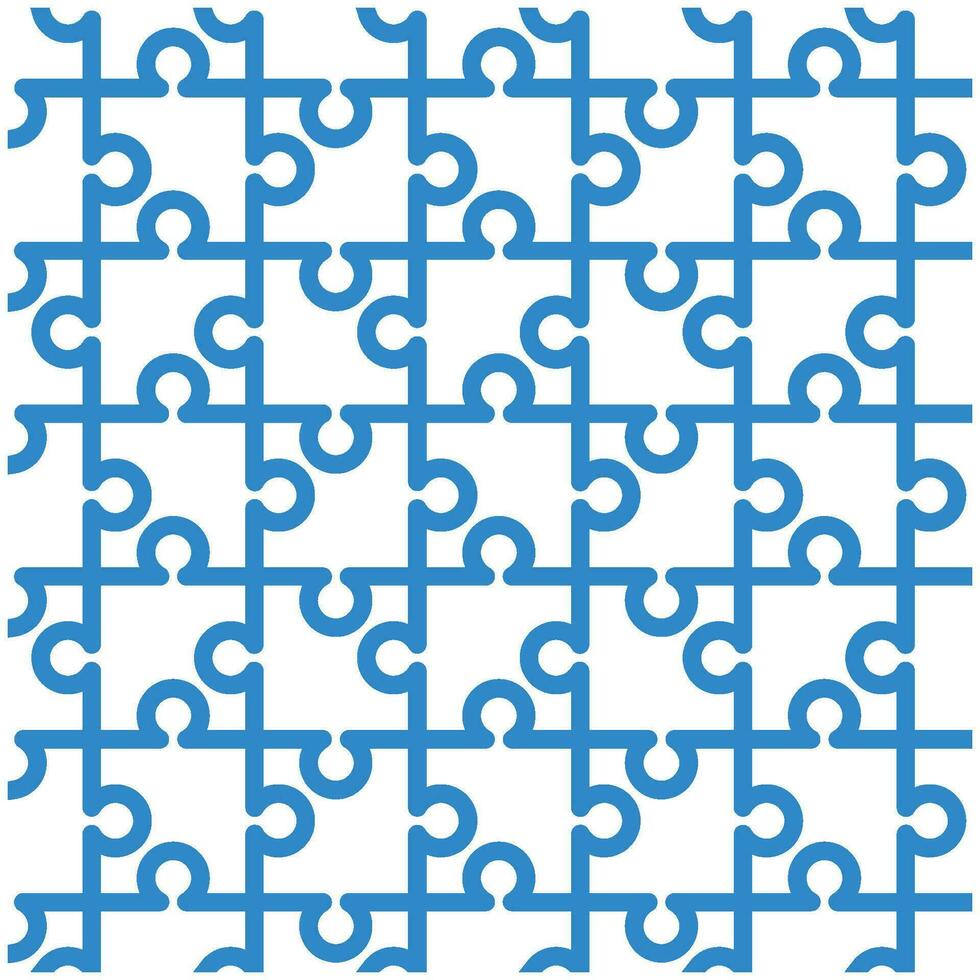 background with puzzle motif vector