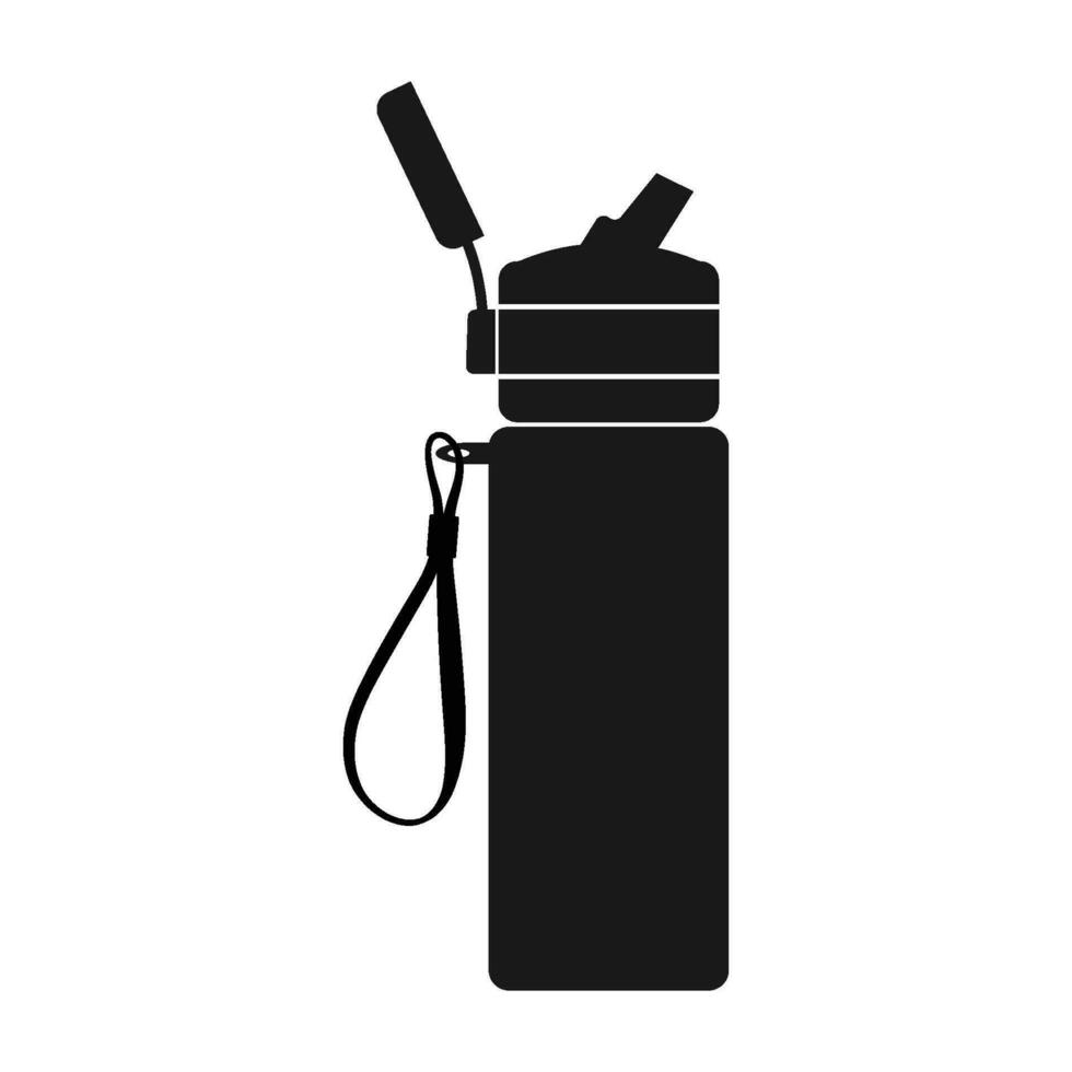 Drinking water bottles icon vector