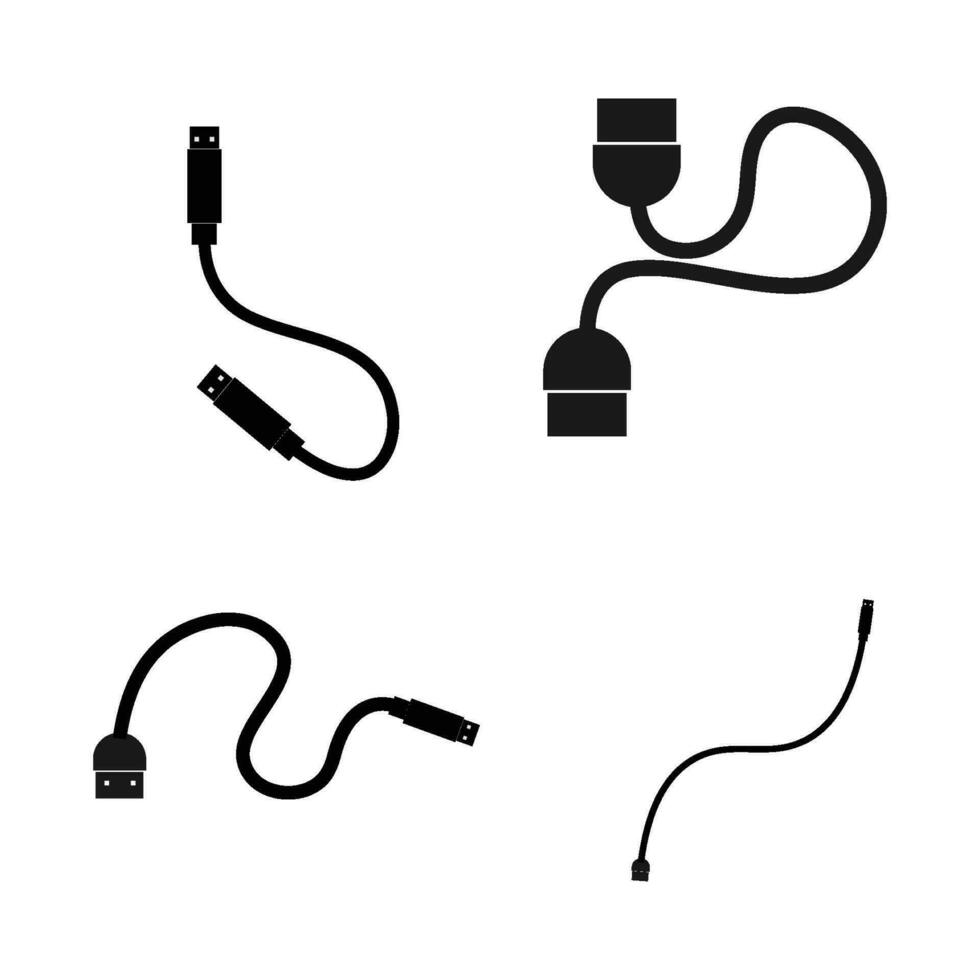 usb icon vector