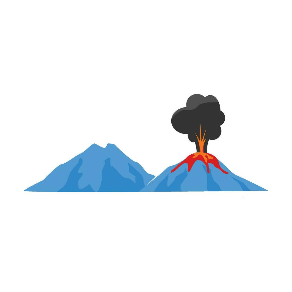 volcán icono vector