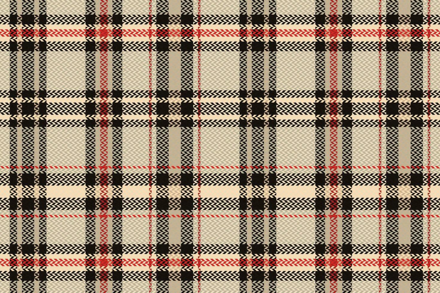 Tartan or plaid retro color pattern. vector