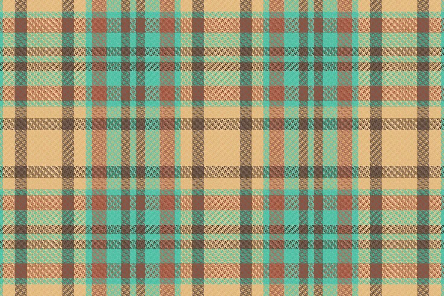 Tartan or plaid retro color pattern. vector