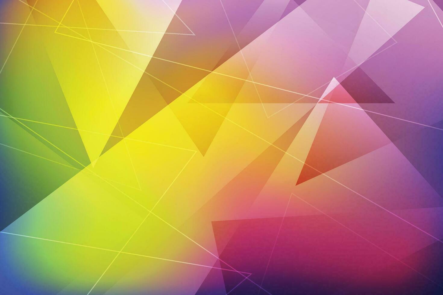 Gradient light red and orange polygonal background. Vector. vector