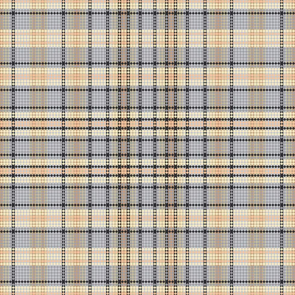 Tartan or plaid retro color pattern. vector