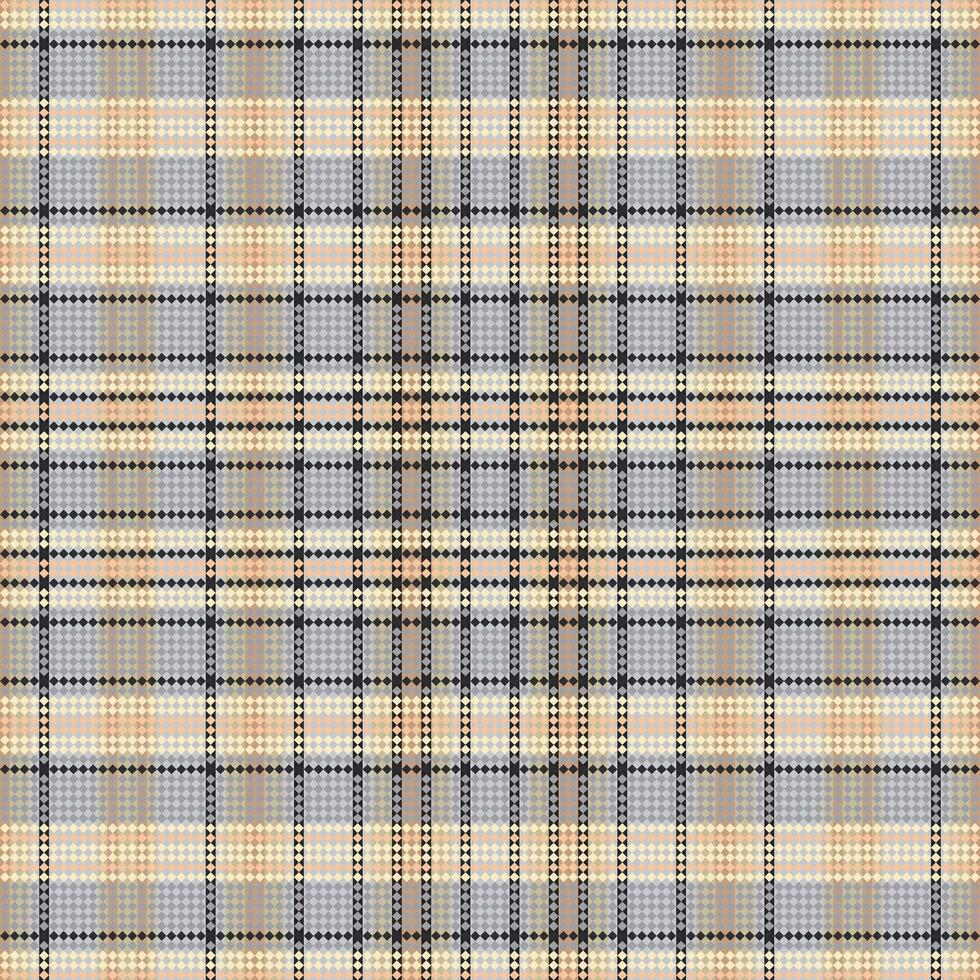 Tartan or plaid retro color pattern. vector