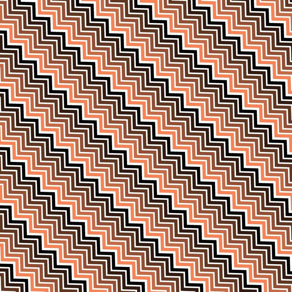 Seamless pattern Geometric diagonal stripes abstract background, Chevron zig zag black and orange lines vector