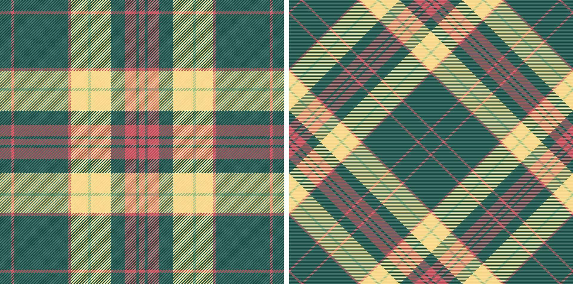 Seamless textile background of fabric tartan vector with a pattern texture plaid check.
