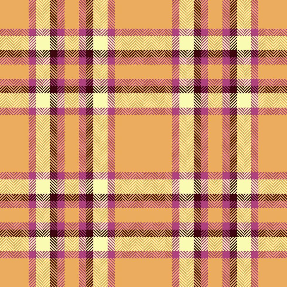 Textile background texture of check fabric vector with a pattern seamless plaid tartan.